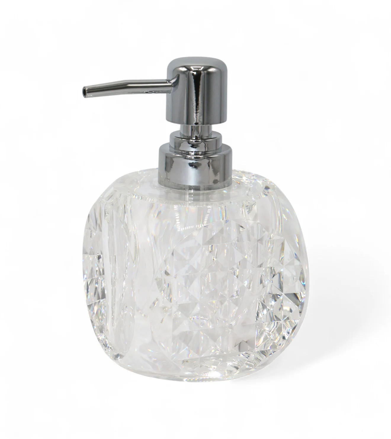 acrylic soap dispenser white china 6827