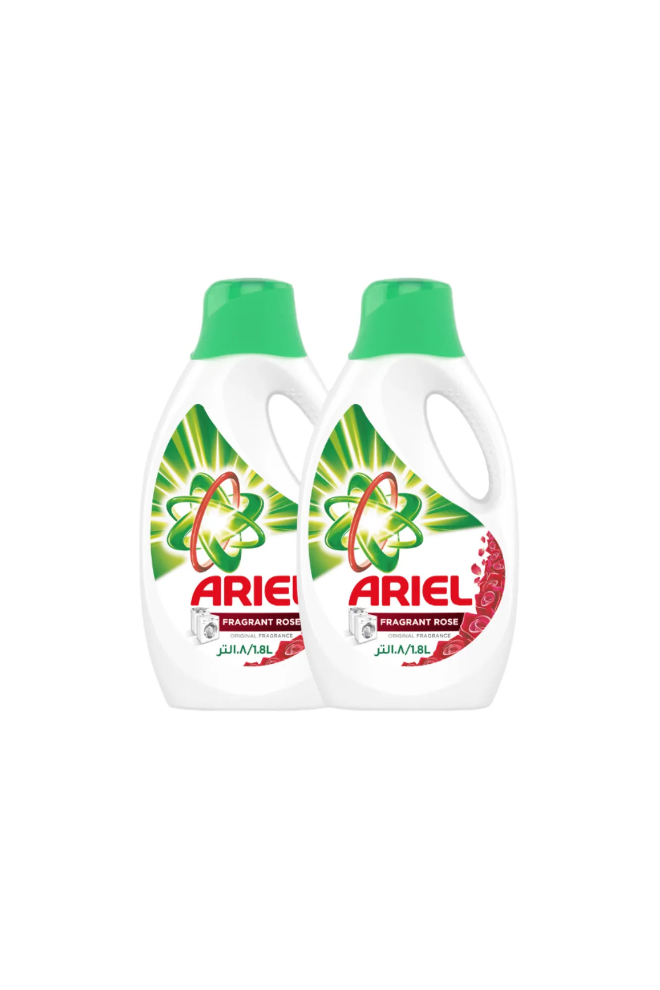 ariel gel fragrant rose 1.8l