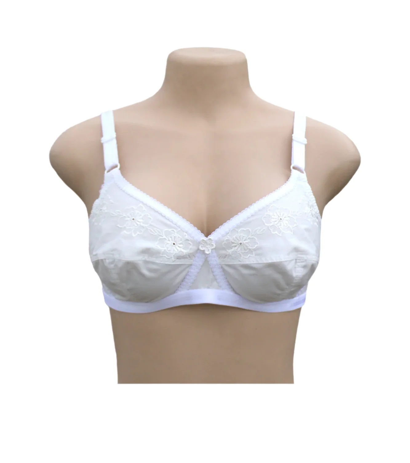 be belle bra xclence cotton white 34b