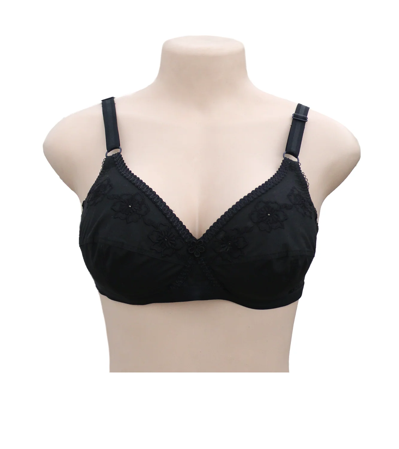 bebelle bra xclence cotton black 46b
