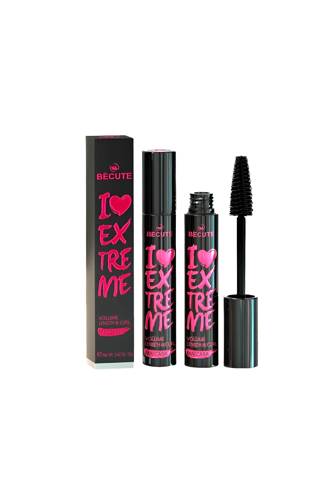 becute mascara volume length & curl 12g