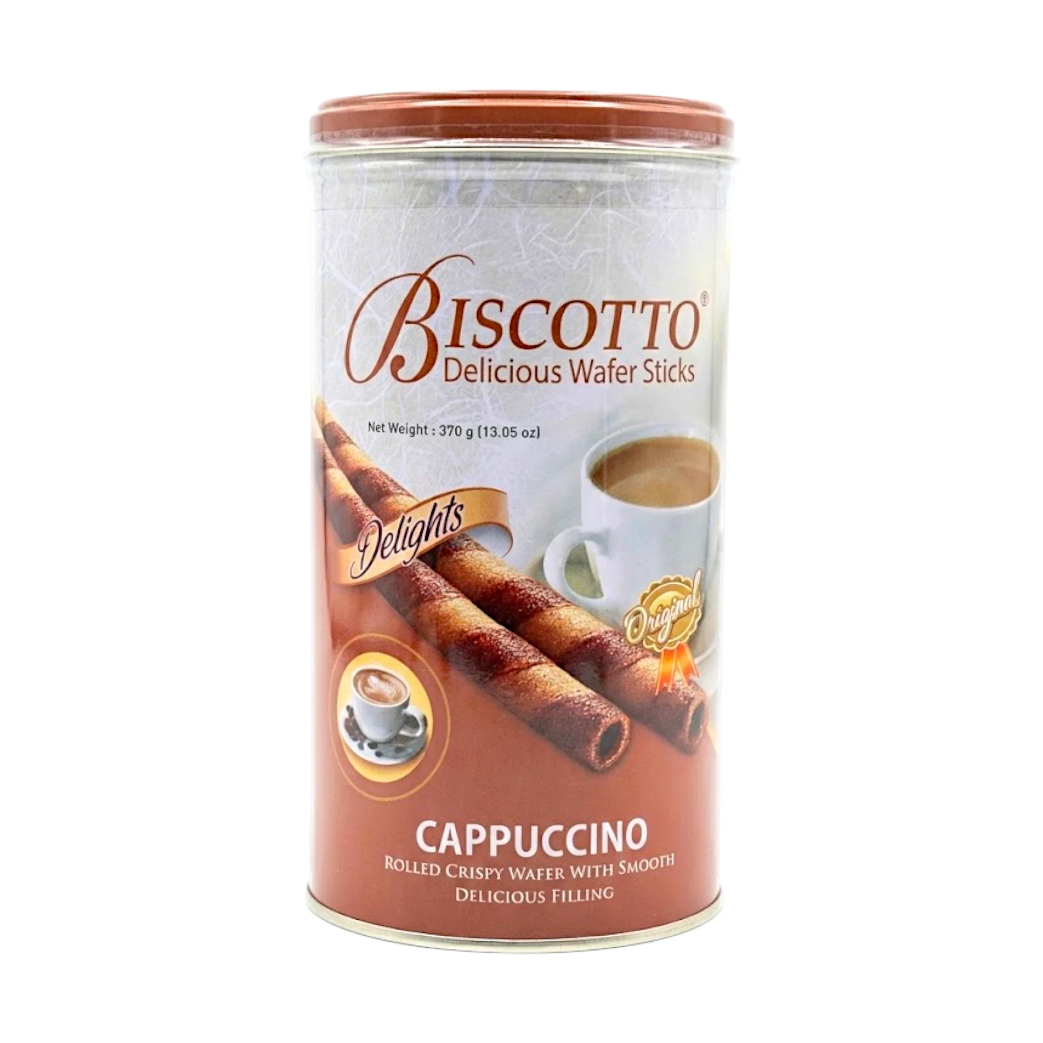 biscotto wafer stick cappuccino 370g indonesia
