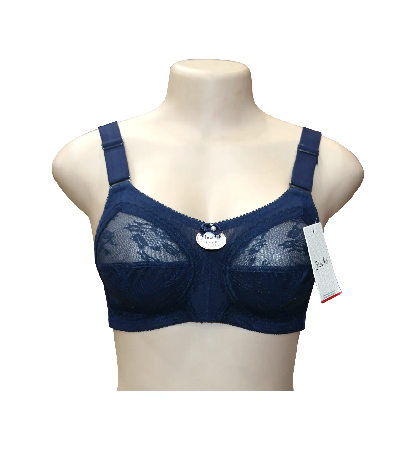 bra flourish disclosure navy blue 40dd