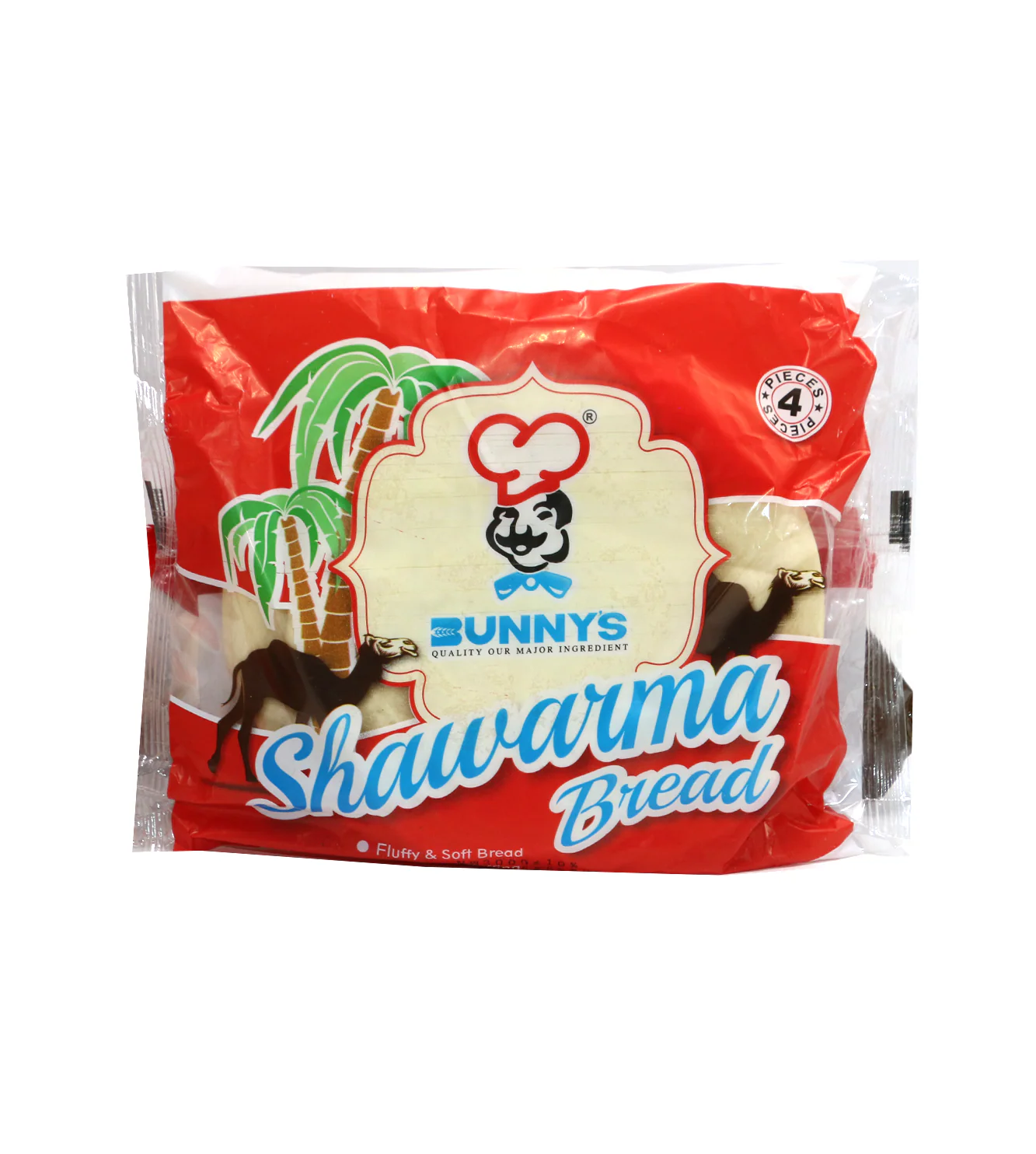 bunnys bread shawarma 4pc 300g