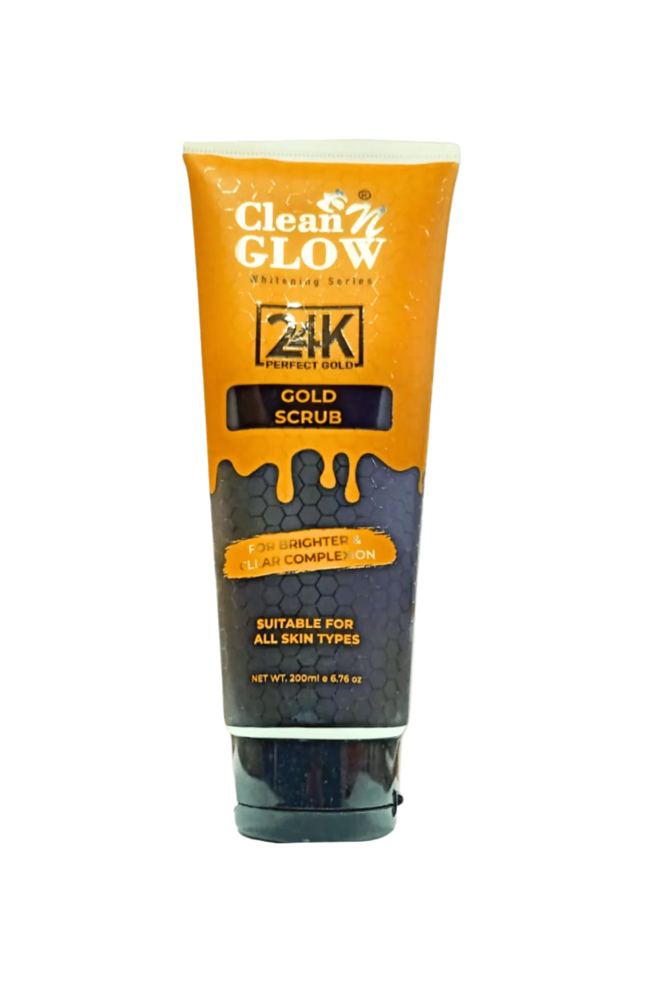 clean n glow 24k gold scrub 200ml