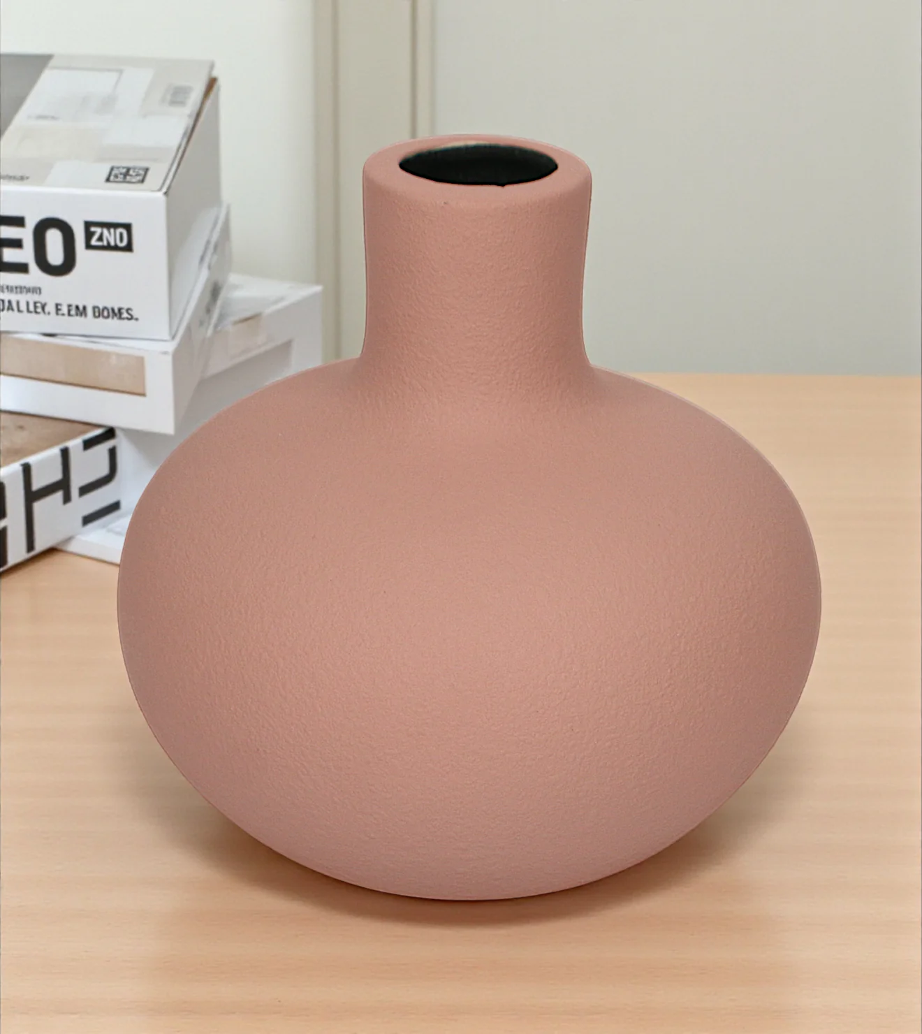 creative ceramic vase peach china 6x5.5