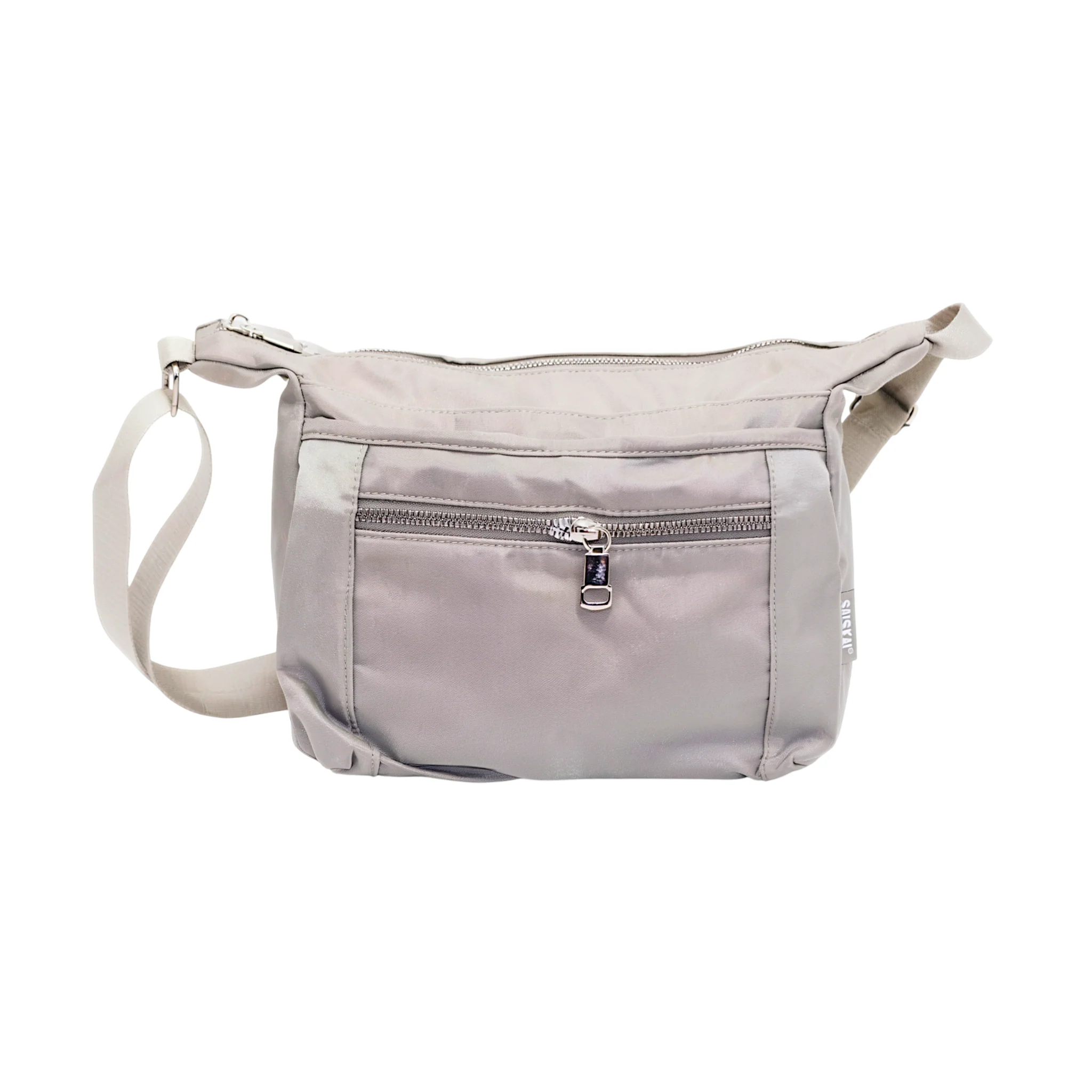 cross body bag tan gray china 5235