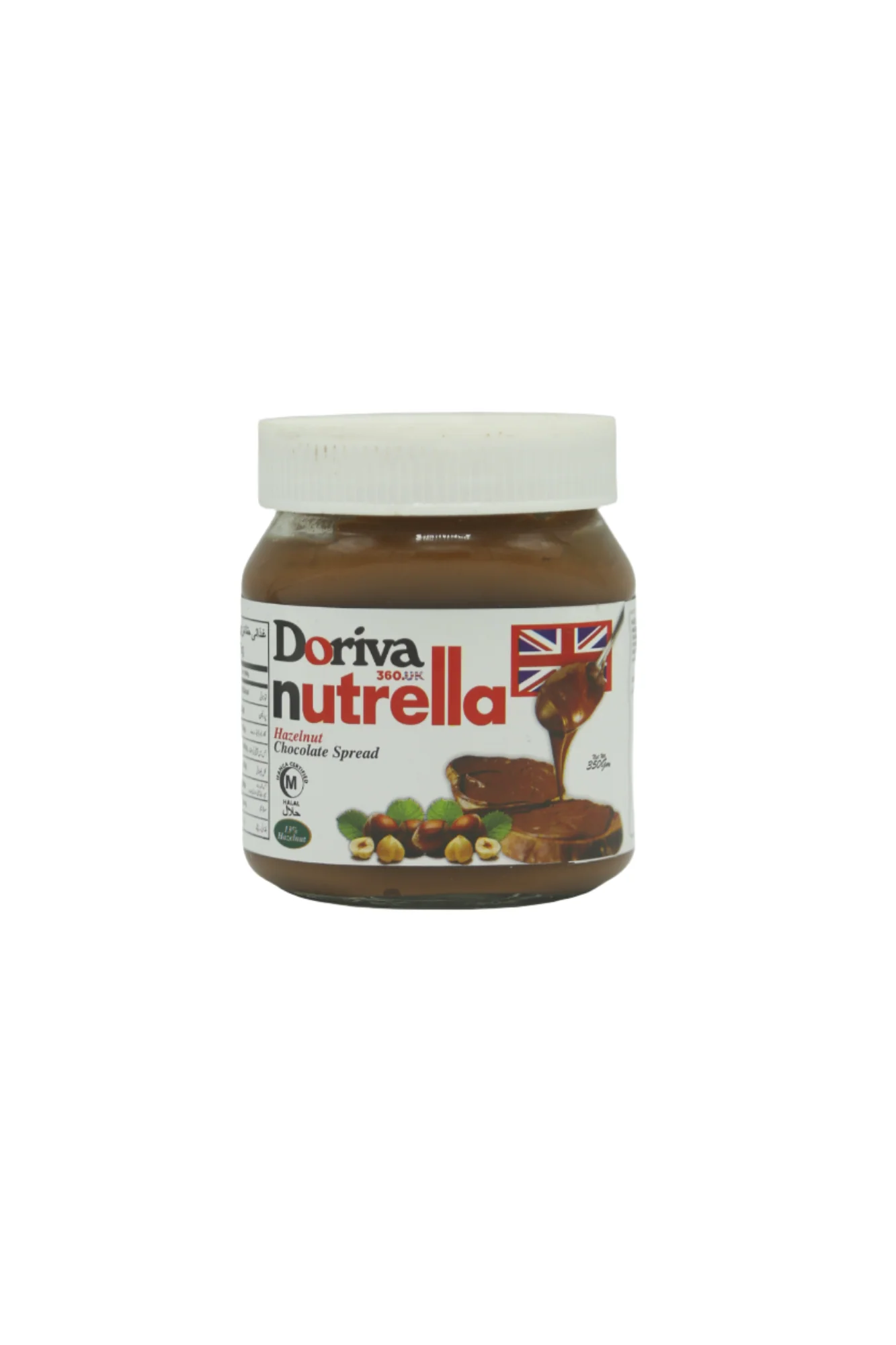 doriva spread hazelnut&chocolate 350g