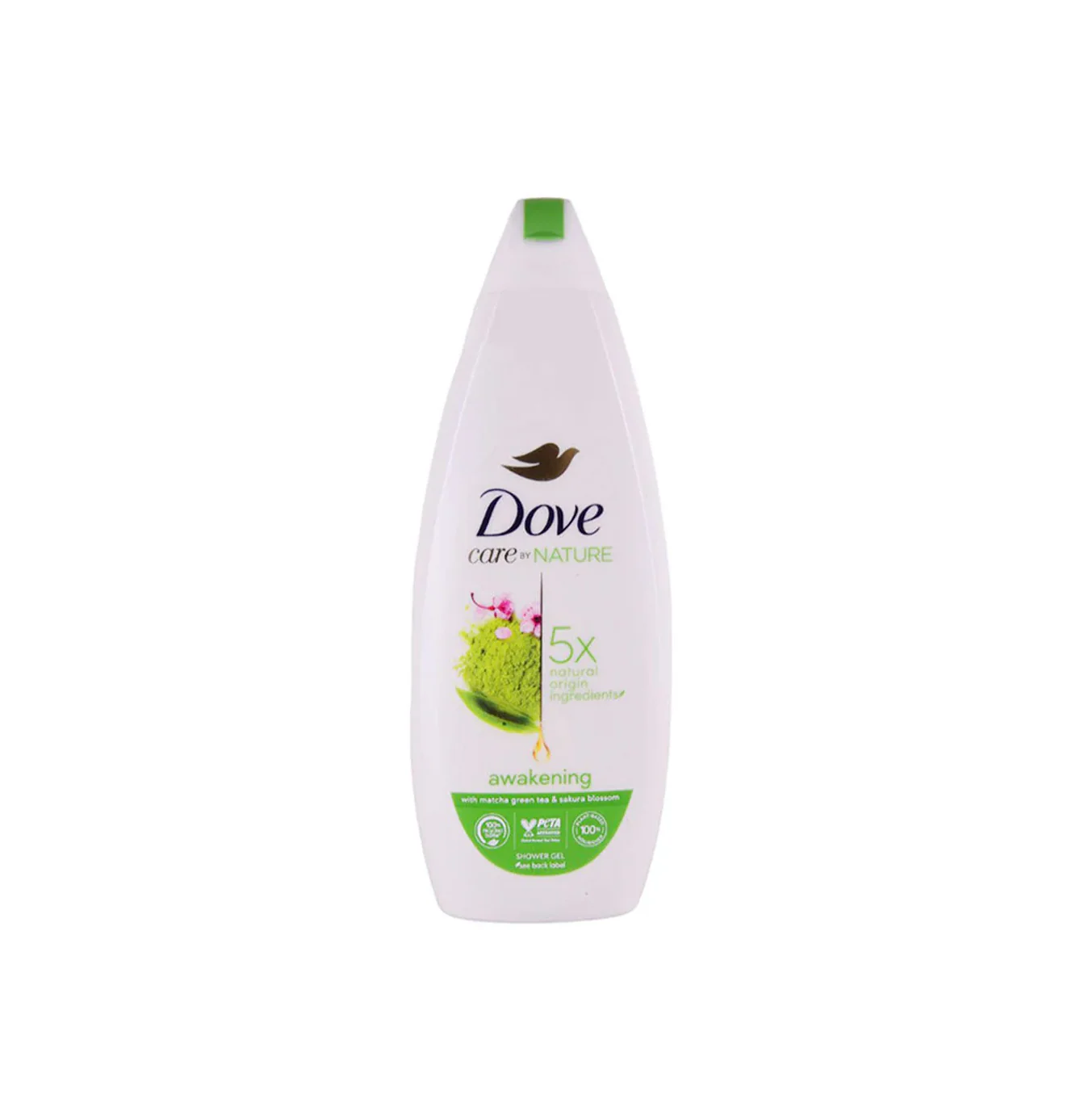 dove shower gel awakening green tea & sakura blossom 600ml