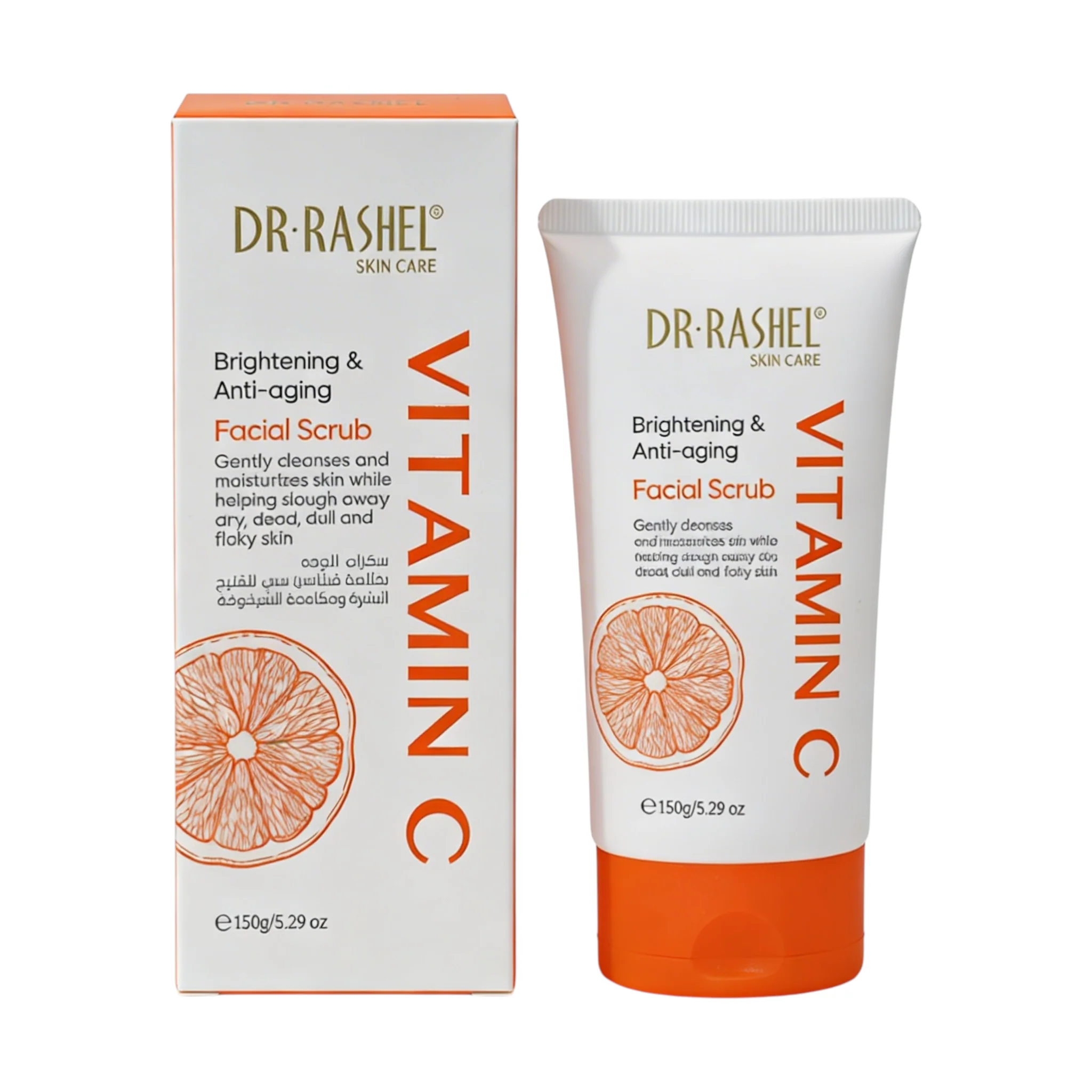 dr rashel vitamin c facial scrub 150g