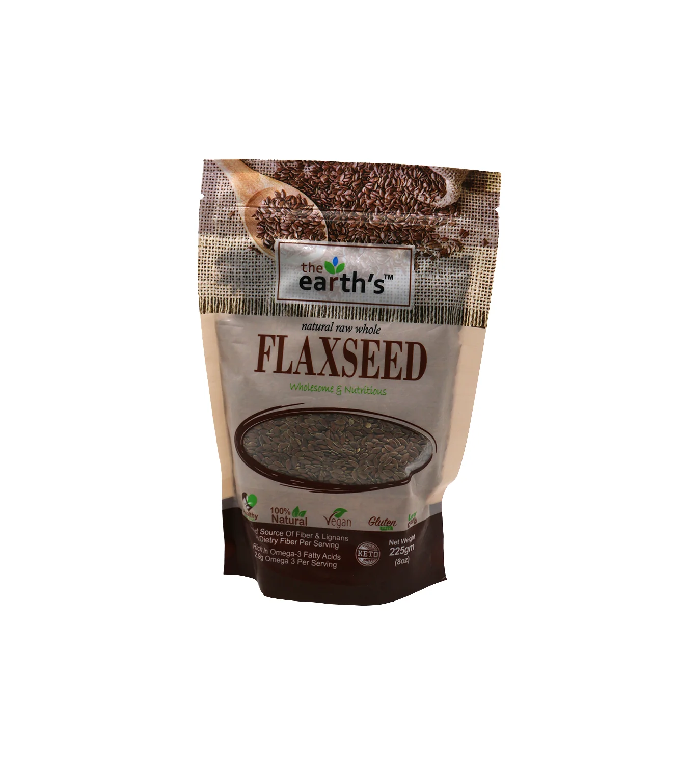 EARTHS FLAXSEED 225g