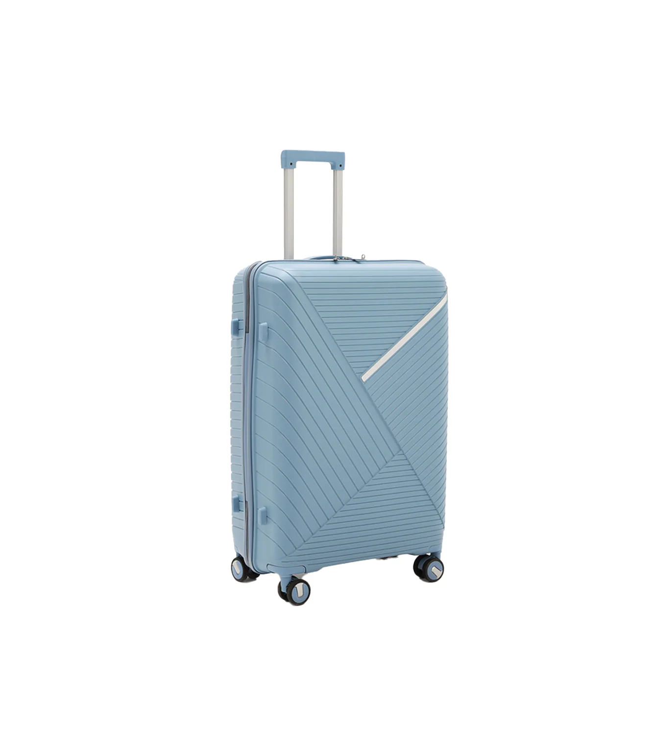 fiber luggage trolley travel bag 2 handle 20" china d808 - Image 3