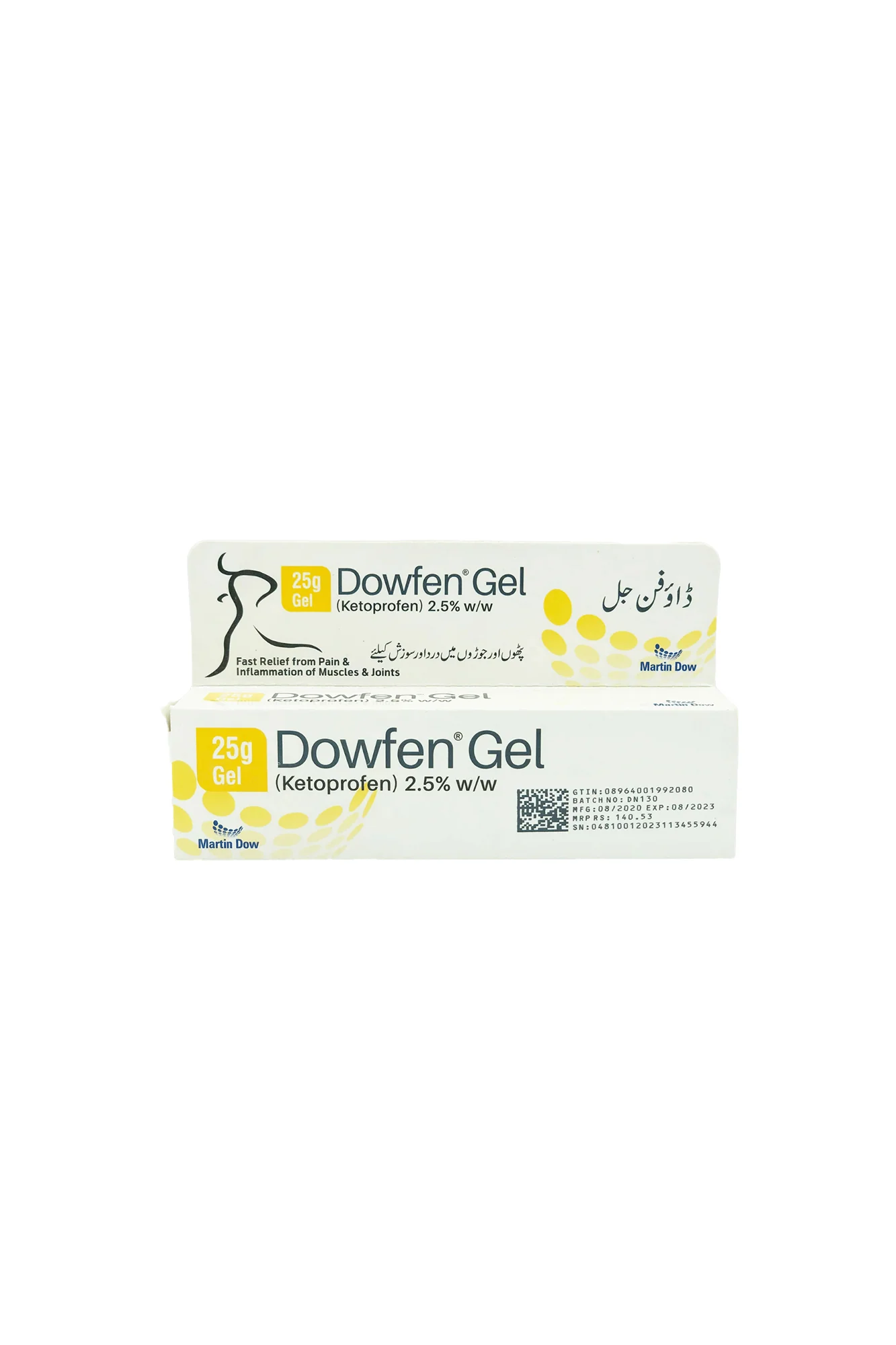 gel dowfen 2.5% 50g martin