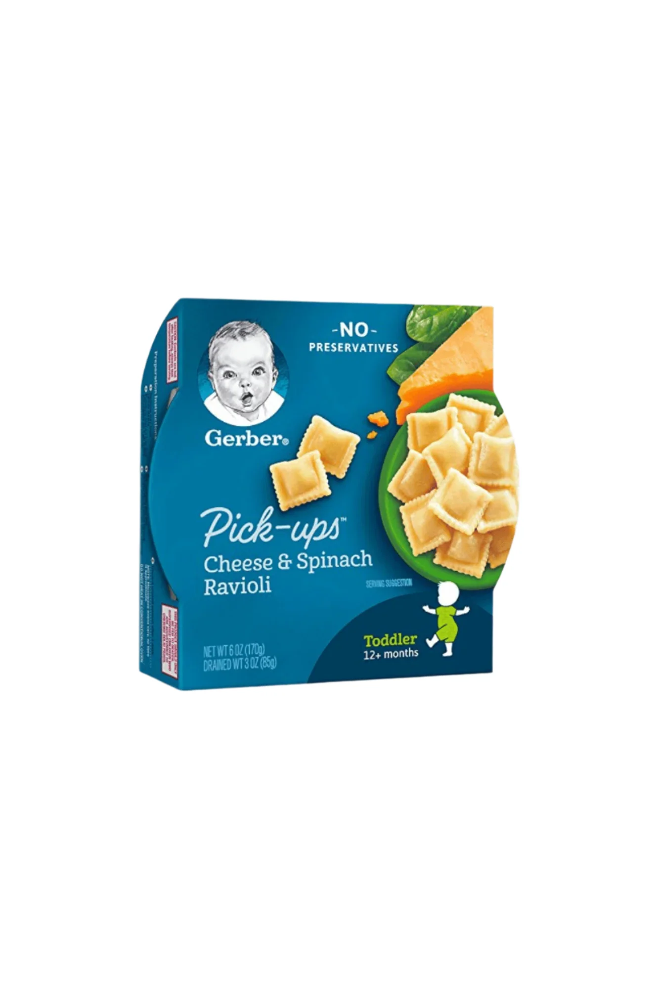 gerber biscuit pickups cheese&spinach ravioli 85g