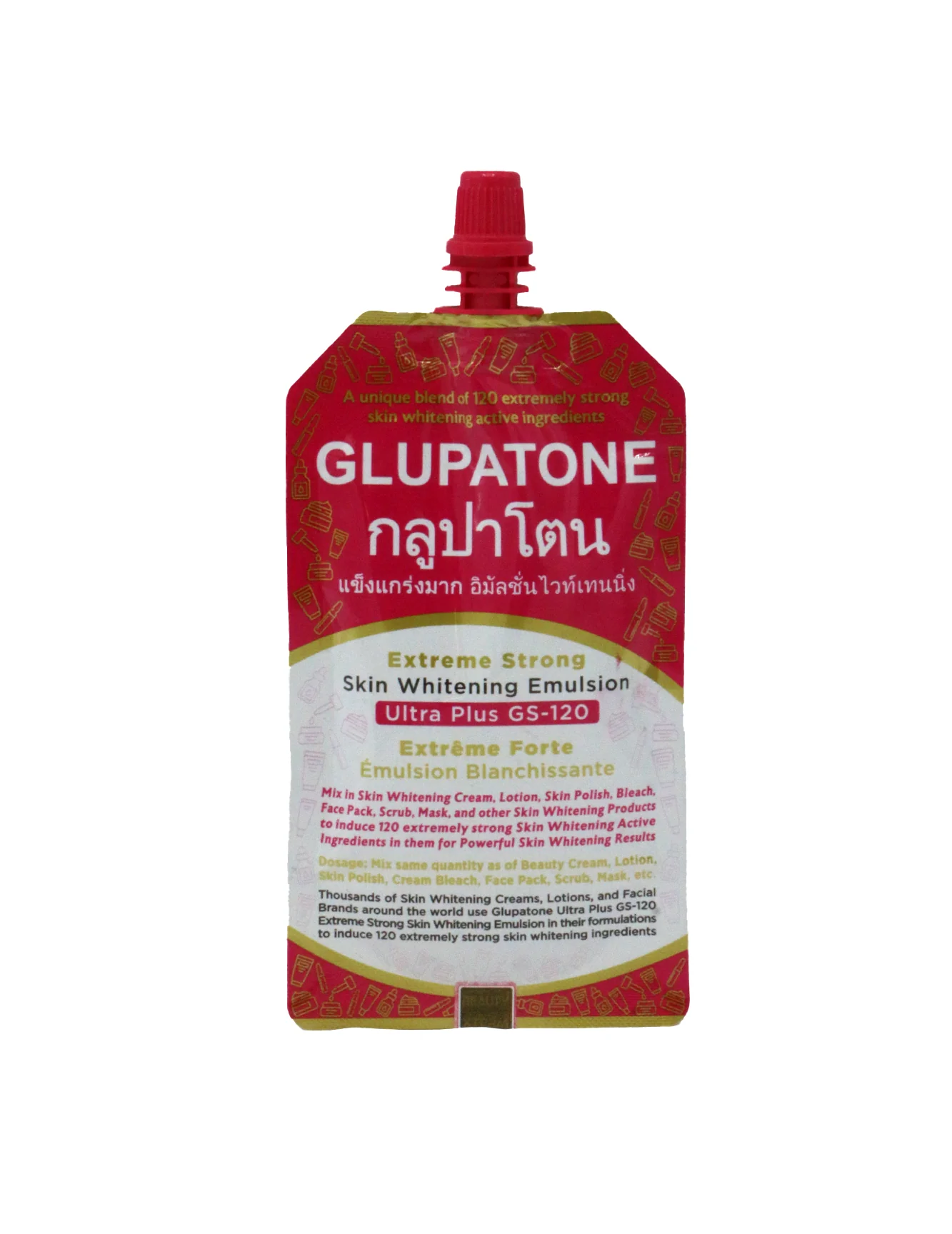 glupatone skin whitening emulsion sachet