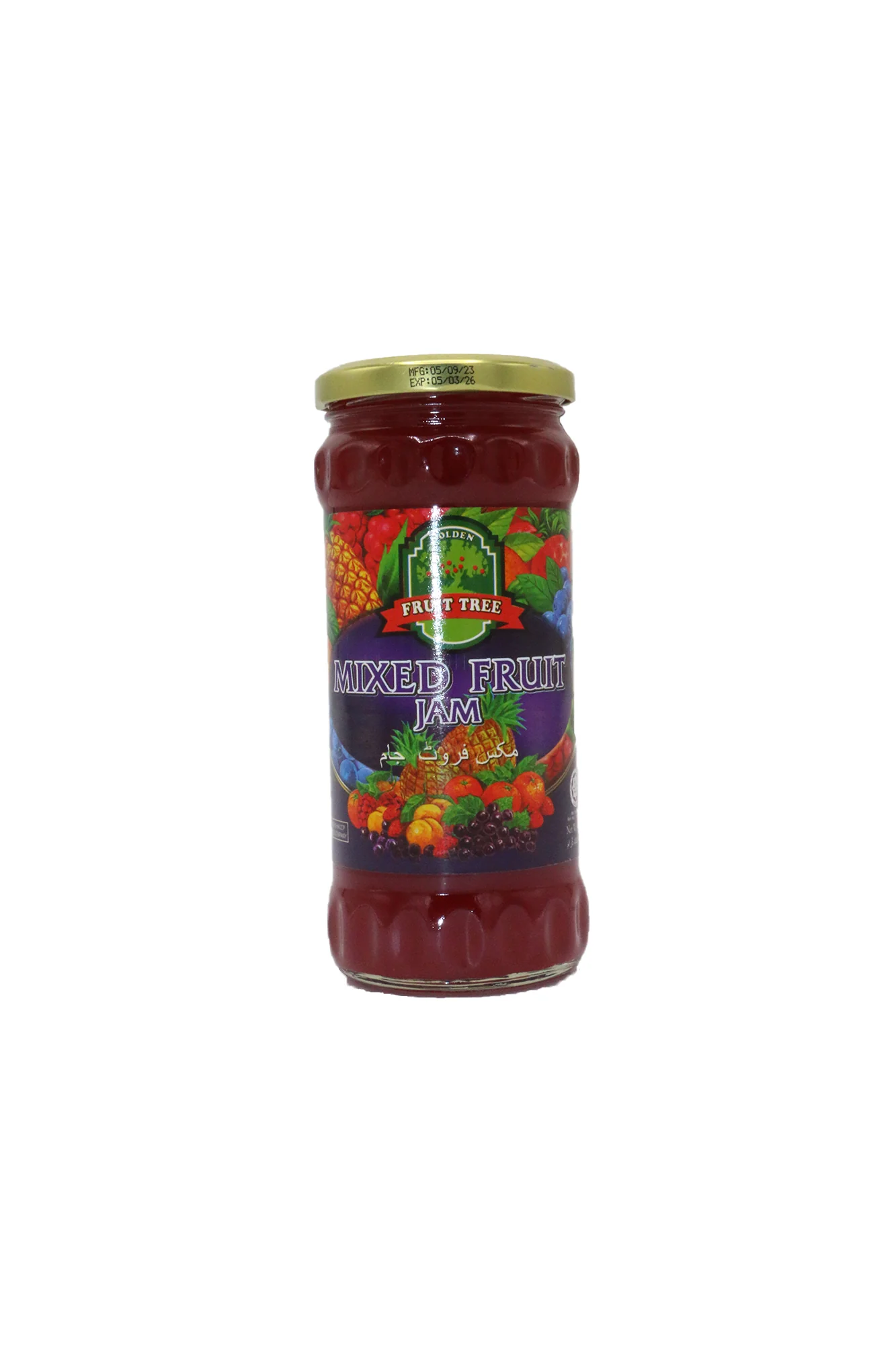 golden fruit tree jam mixed fruit 440g malaysia