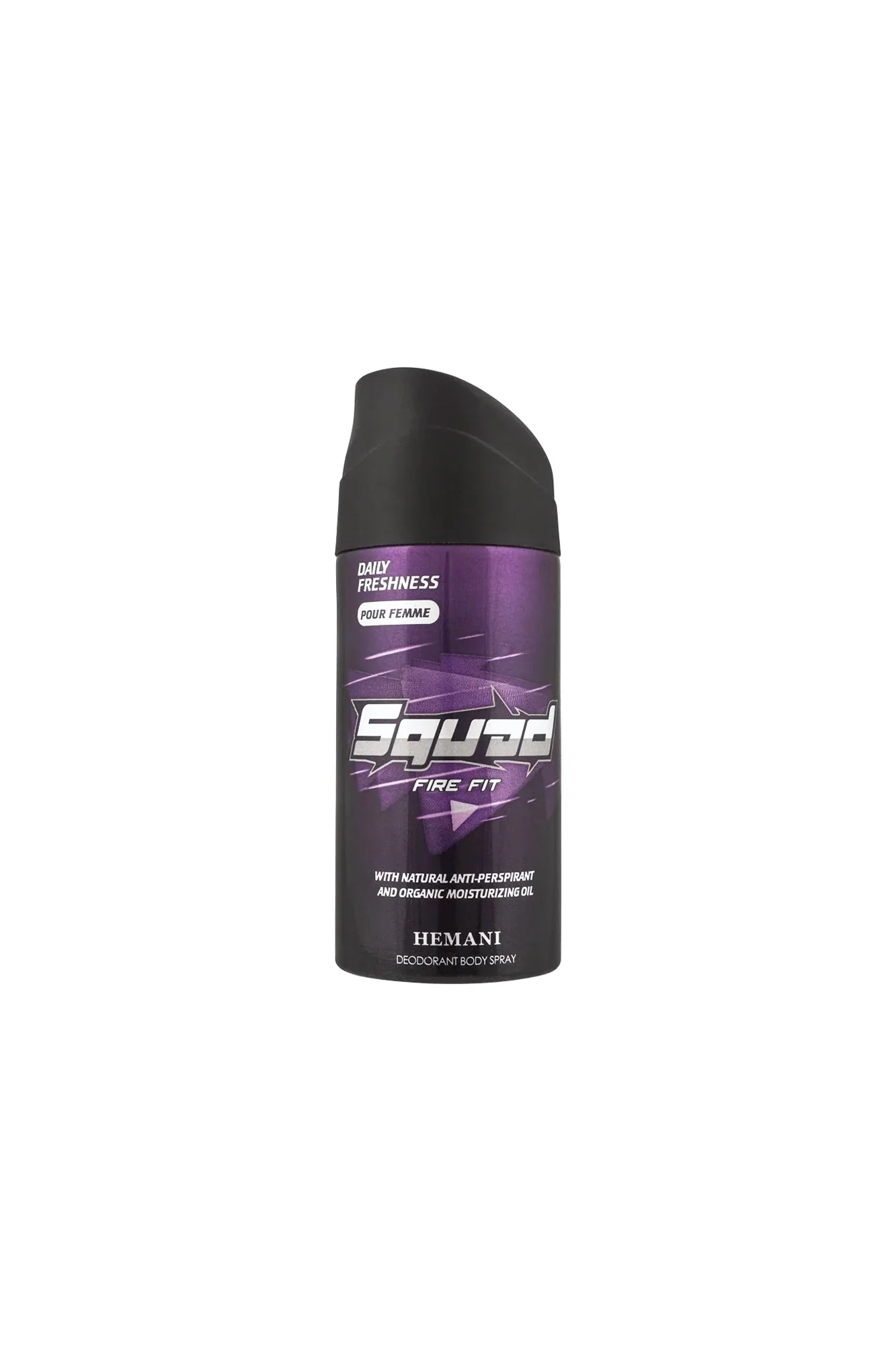 hemani body spray squad fire fit 150ml for women