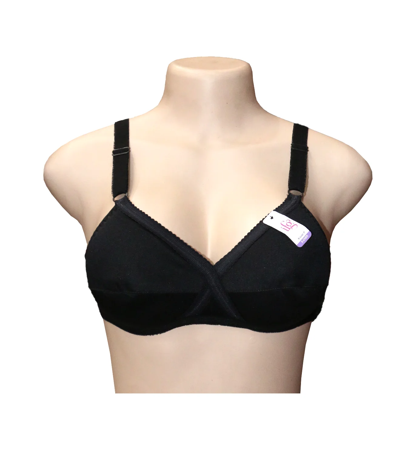 ifg bra x-over p black 32b