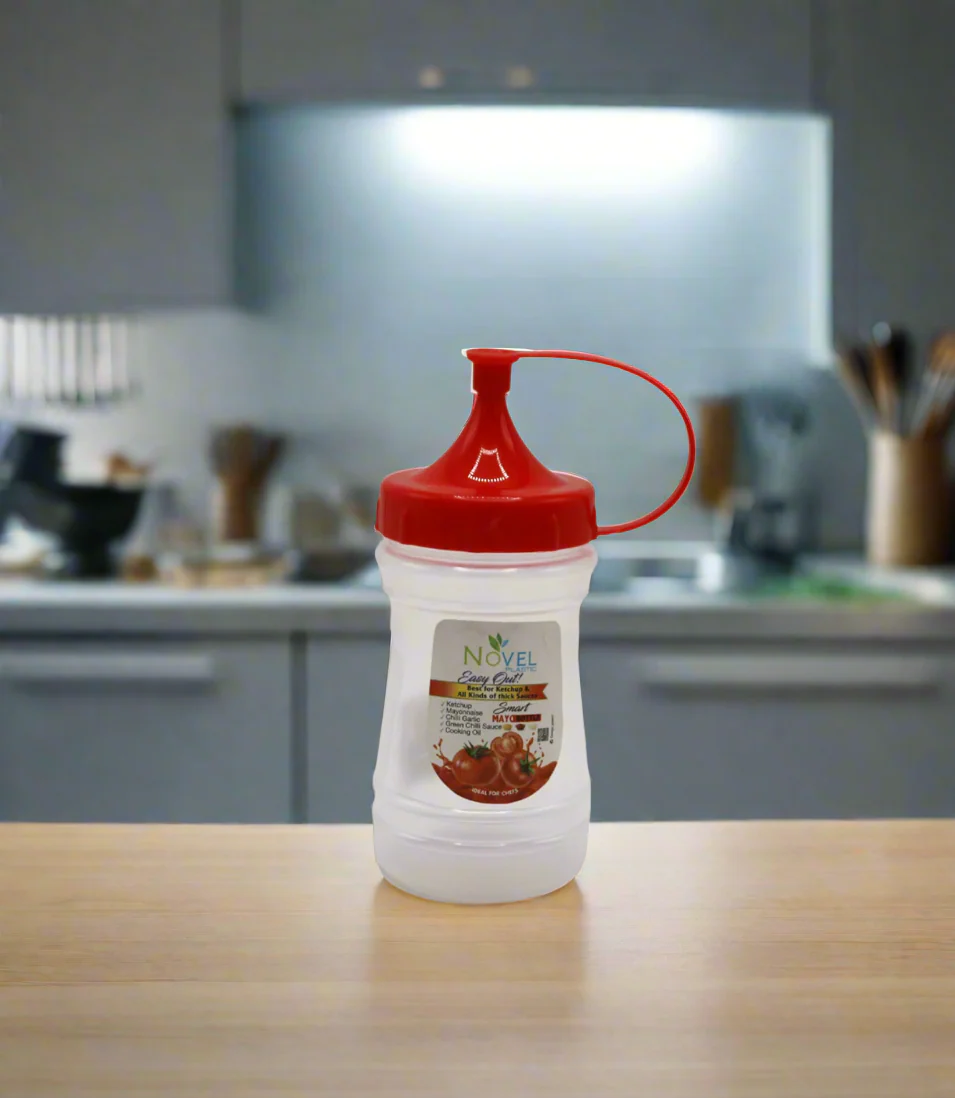 plastic novel ketchup bottle 1pc 300ml pak mayo