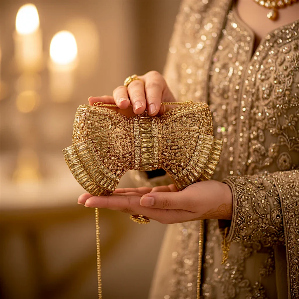 ladies bridal clutch butterfly china