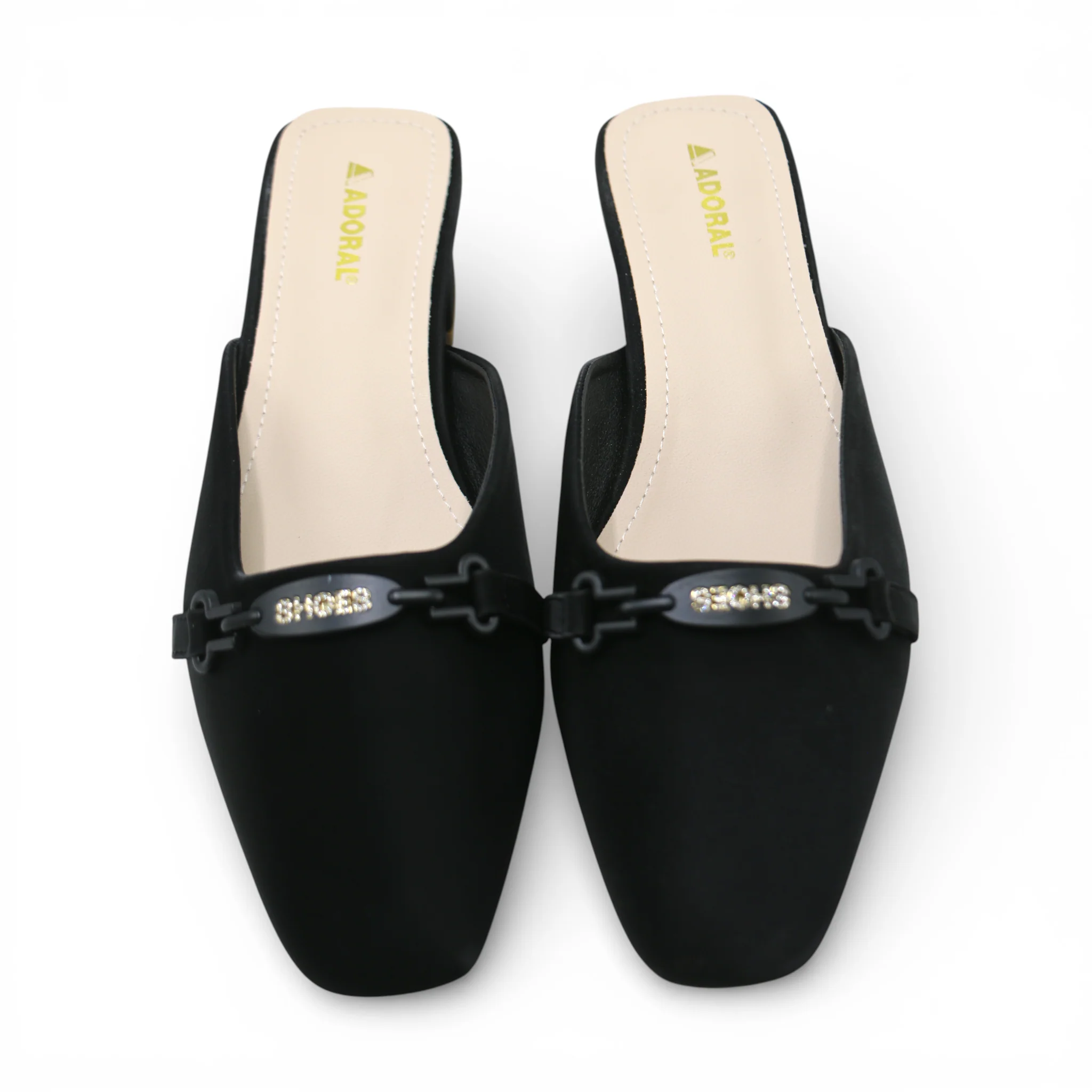 ladies fancy half pumpy 36-41 black china 332-17