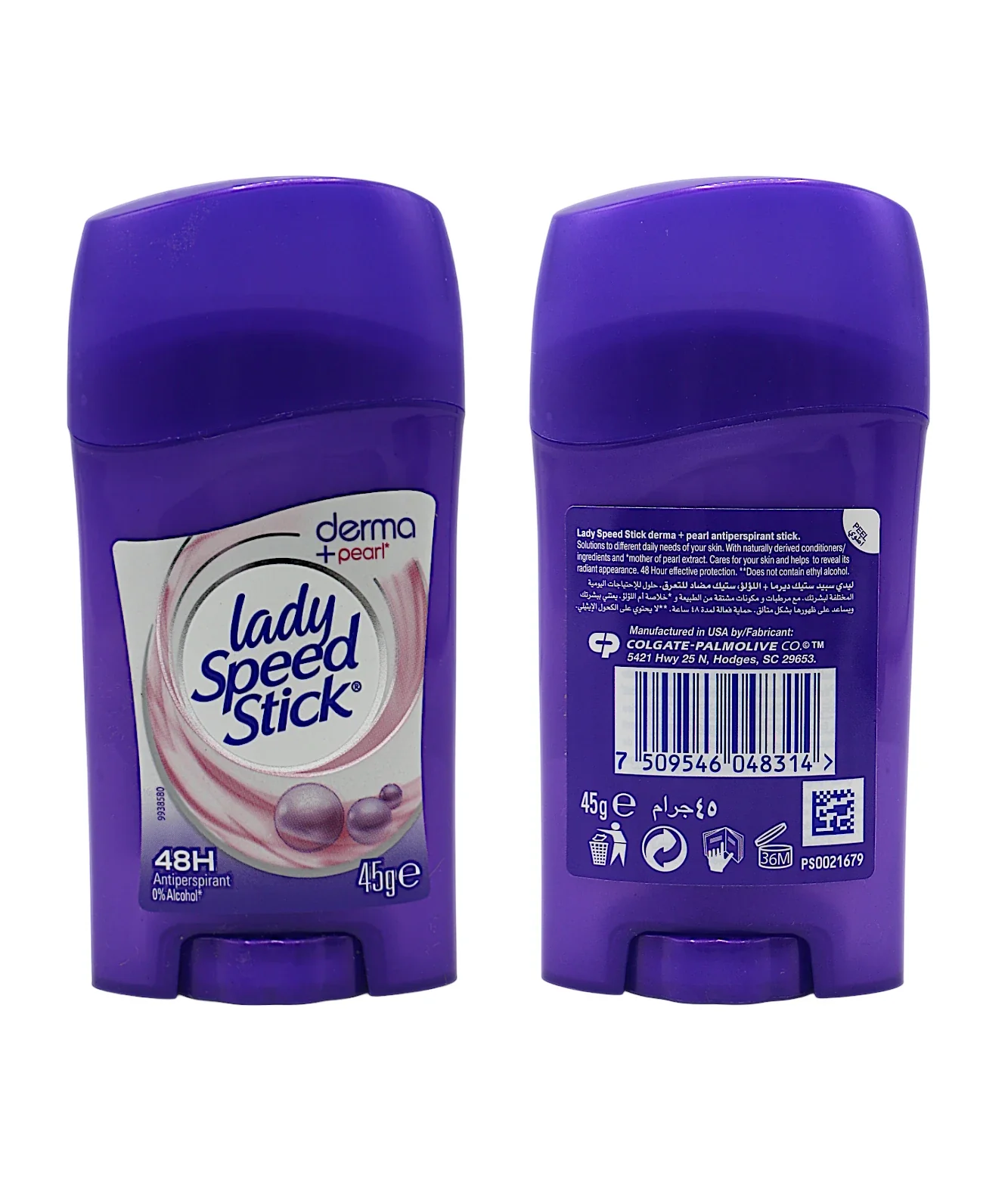lady speed stick derma pearl 45g