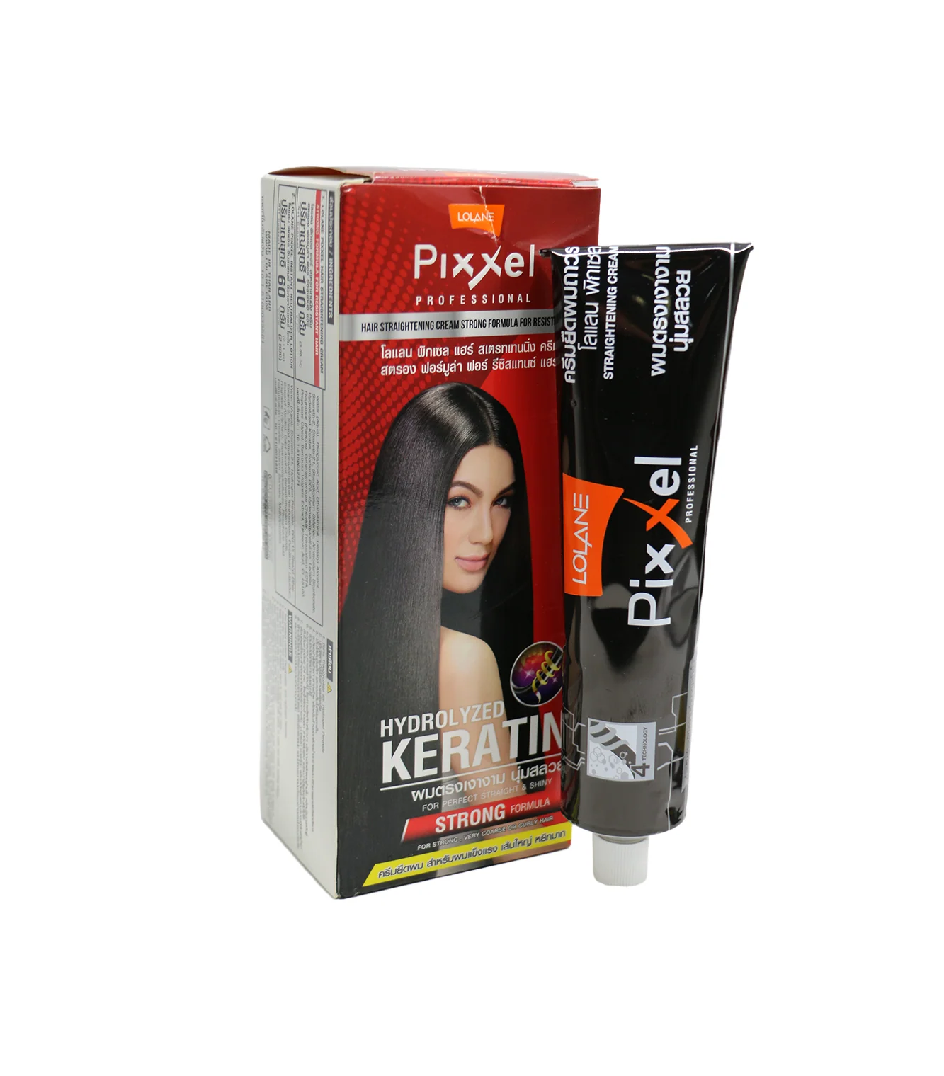 lolane pixxel keratin cream strong 110ml