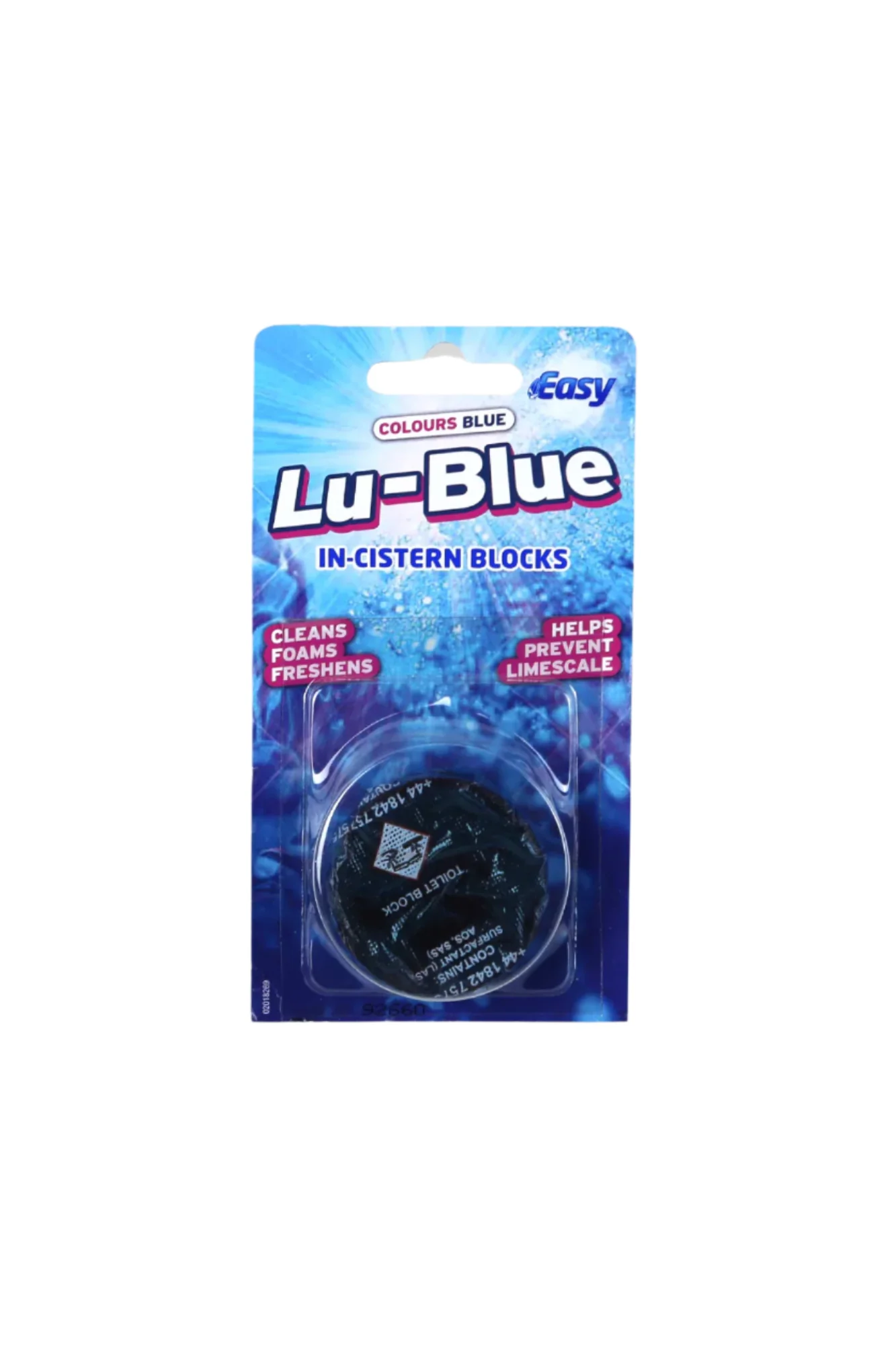 lu blue toilet block 38g