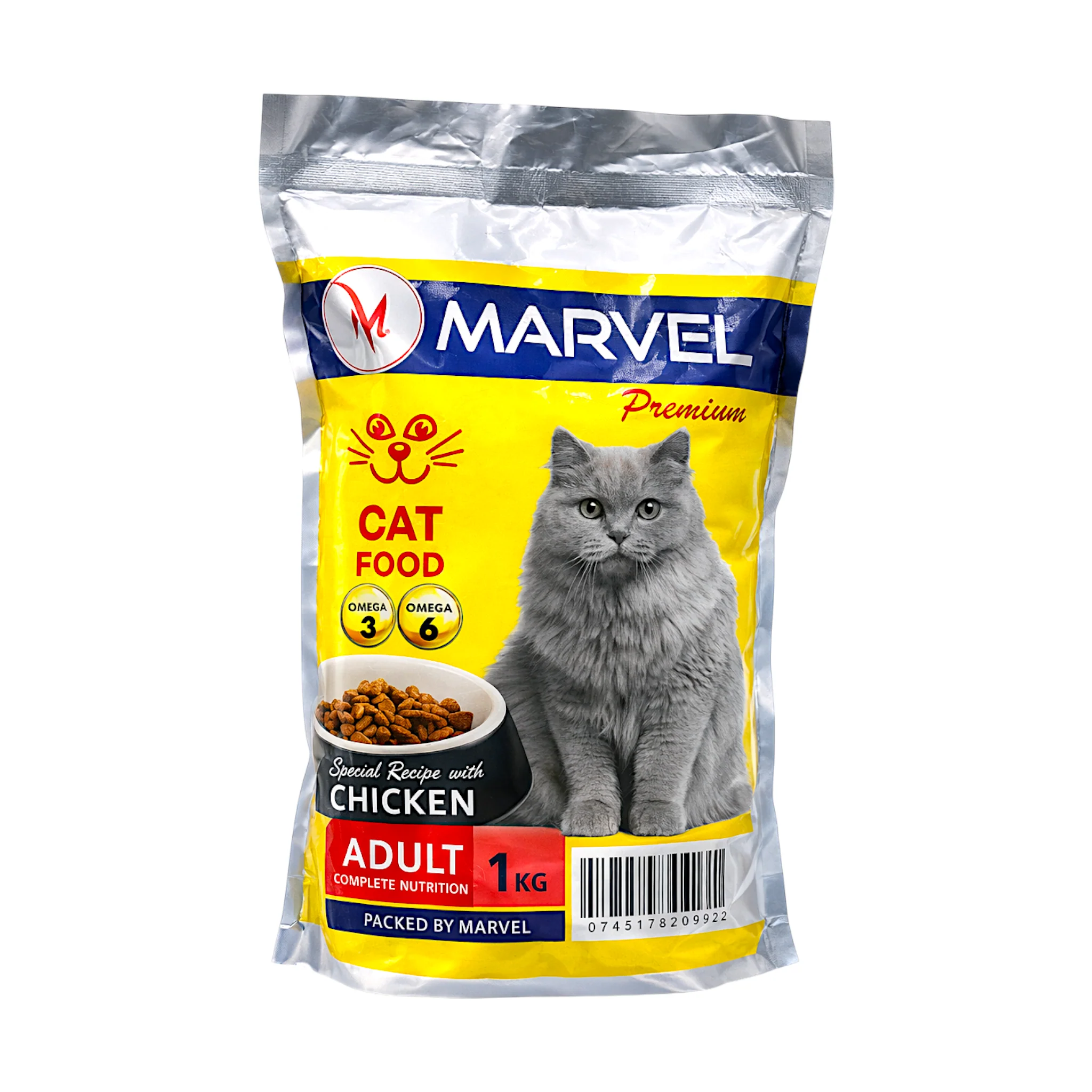 marvel chicken cat food premium 1kg