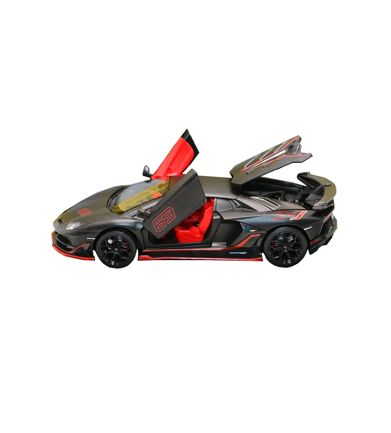 metal car model lamborghini aventador svj 63 1:24