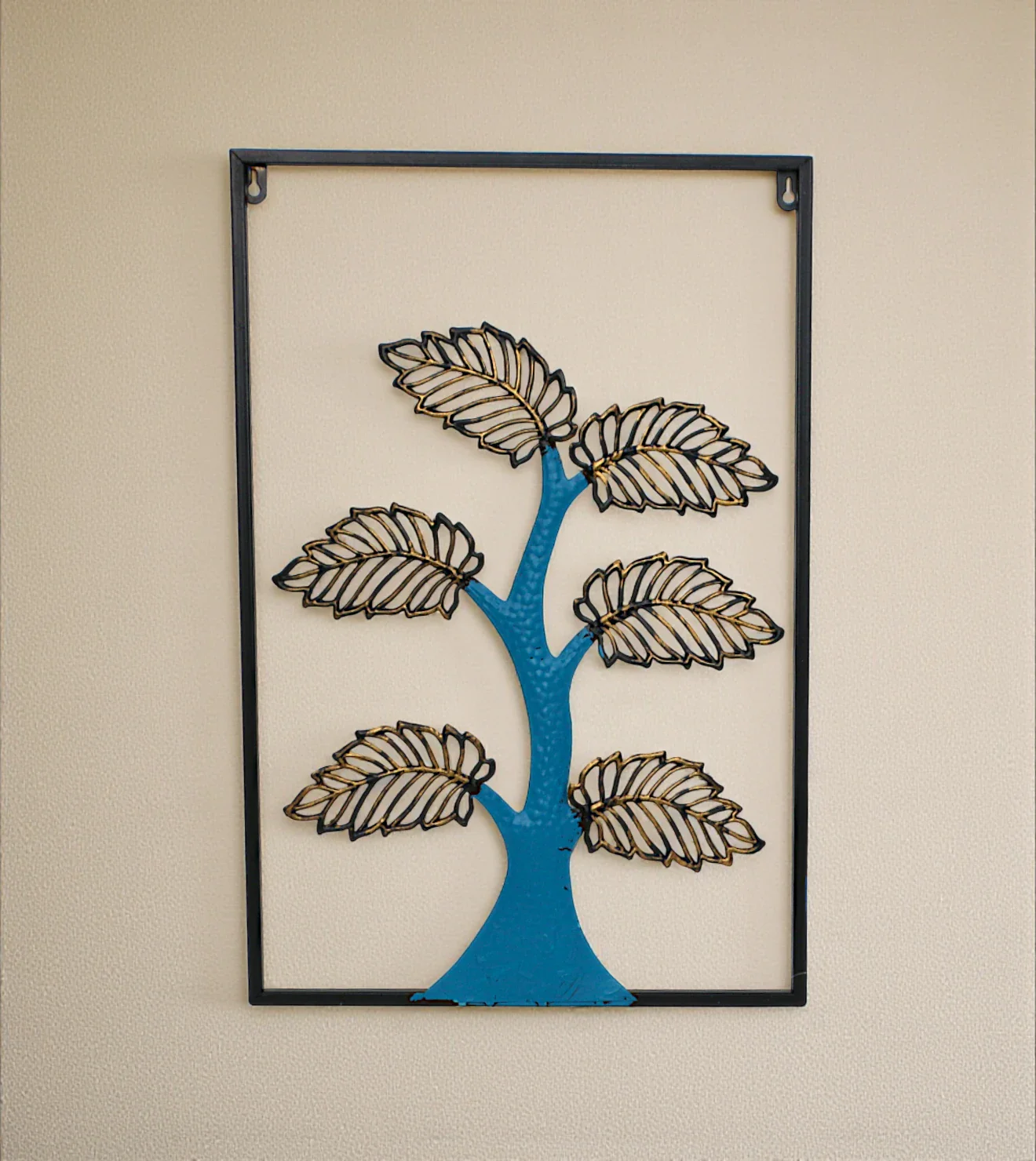 metal wall hanging tree black china 23.5x15.6