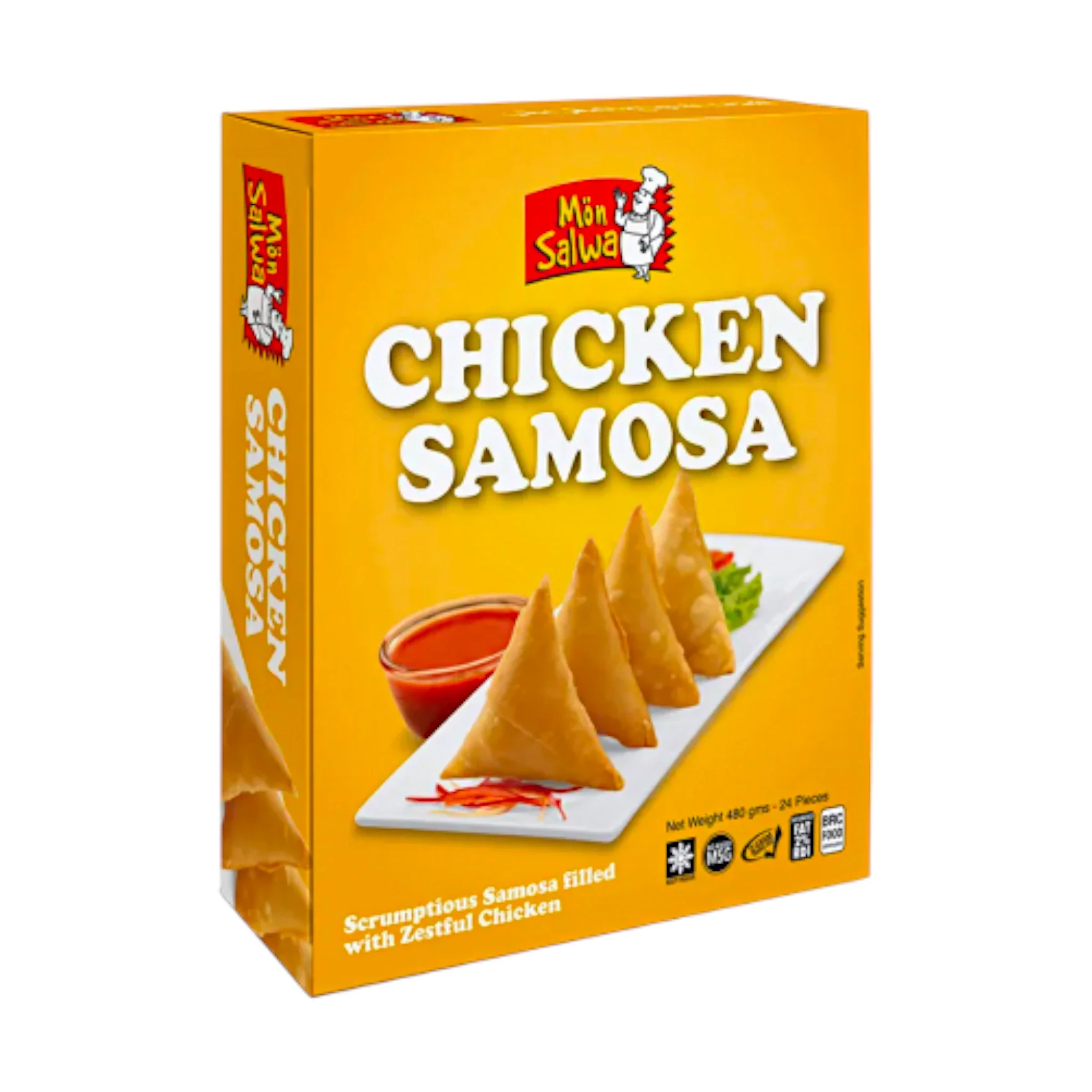 mon salwa chicken samosa 480g