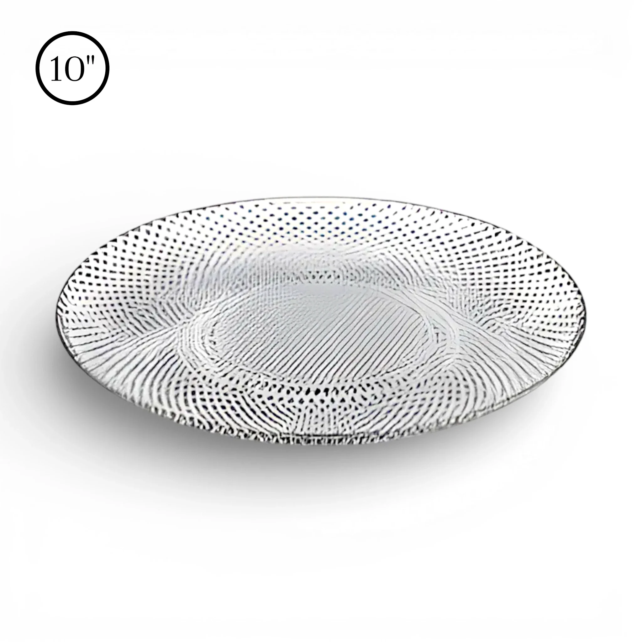 pixel glass rice plate 10" iran 20001704