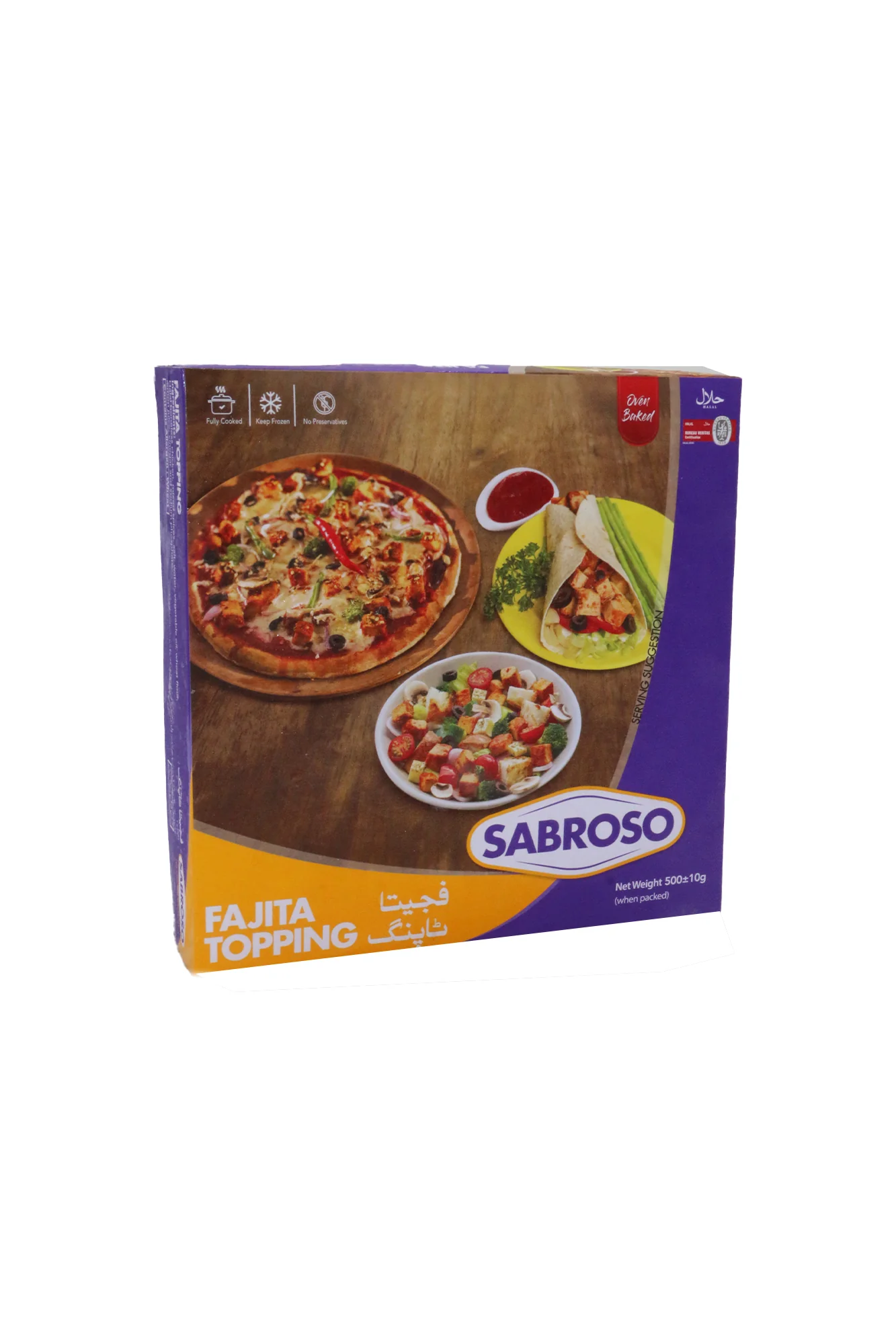 sabroso fajita topping 500g