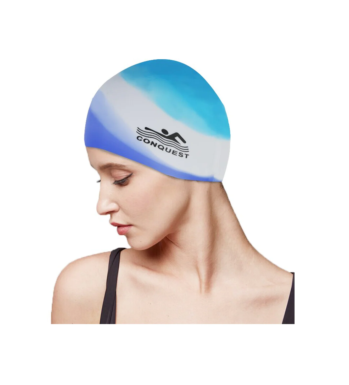 SWIMMING CAP CONQUEST SILICON