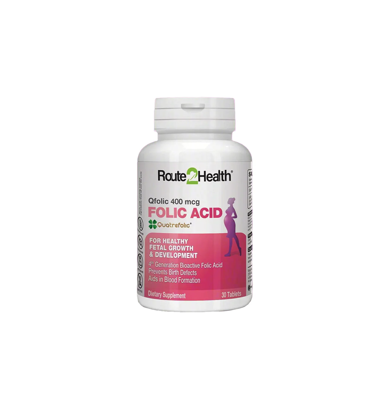 tab qfolic 400mcg folic acid 30t 1s route 2
