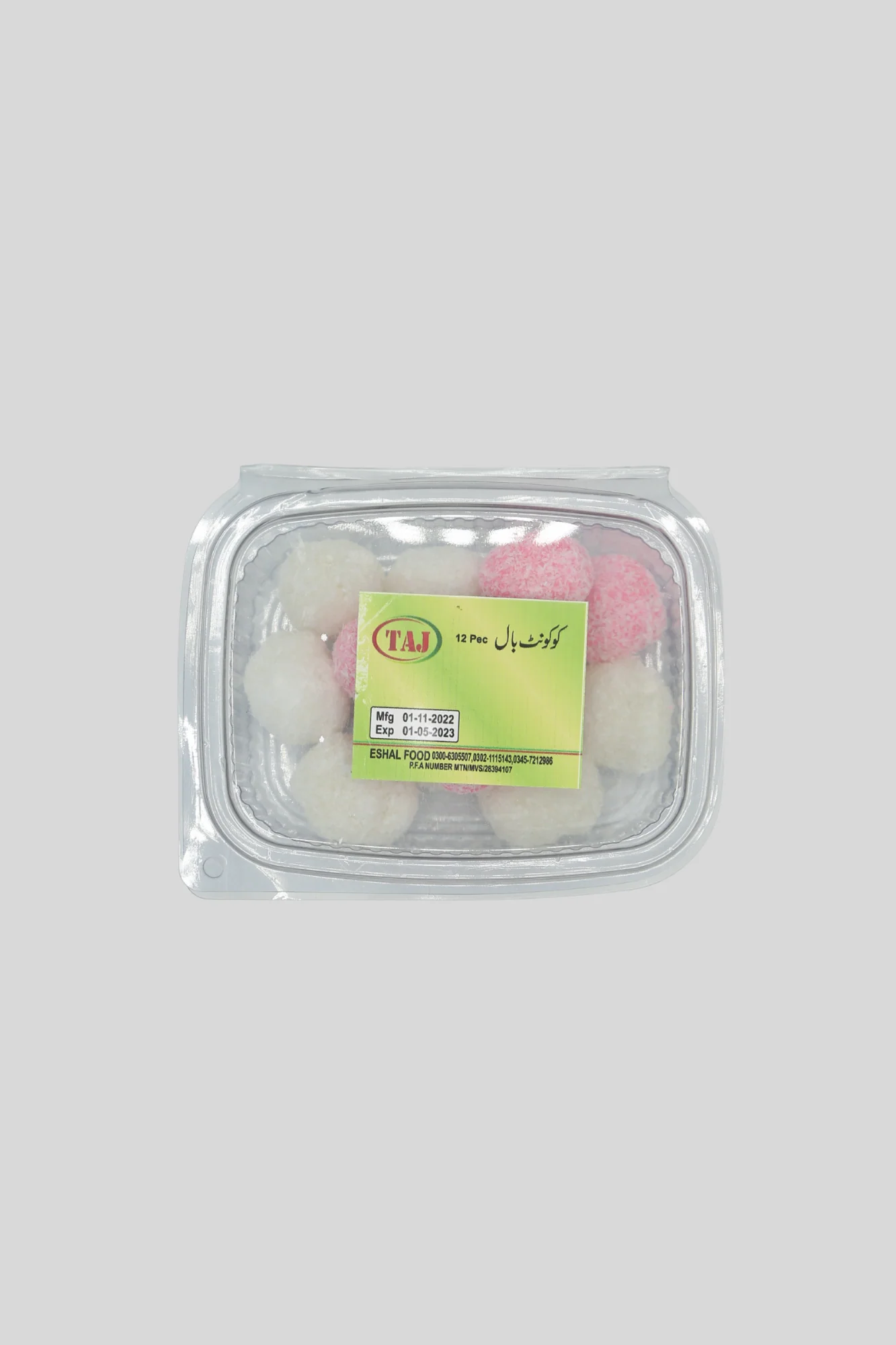 taj coconut balls 12p