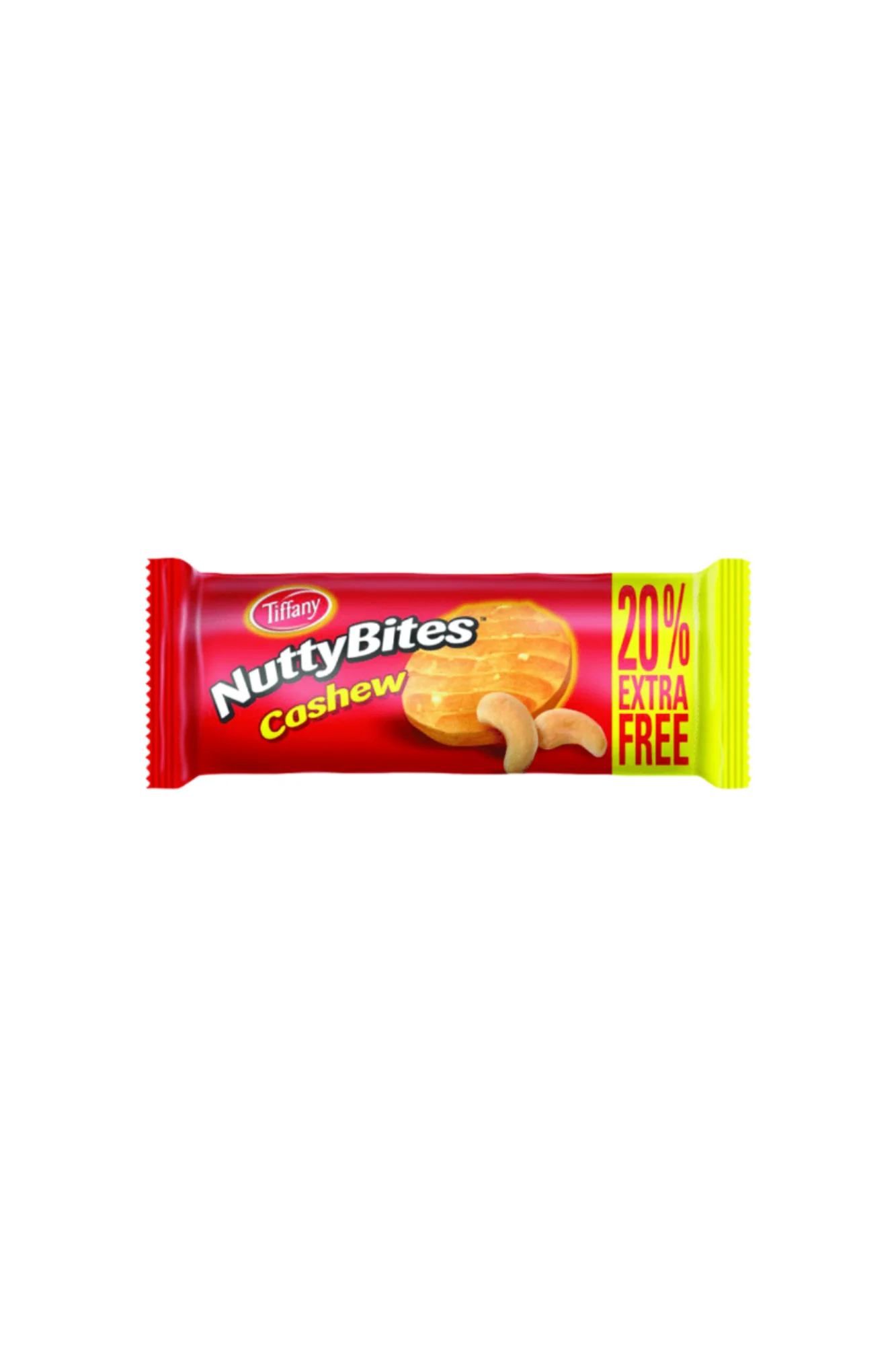 tiffany nuttybites biscuits cashew 72g