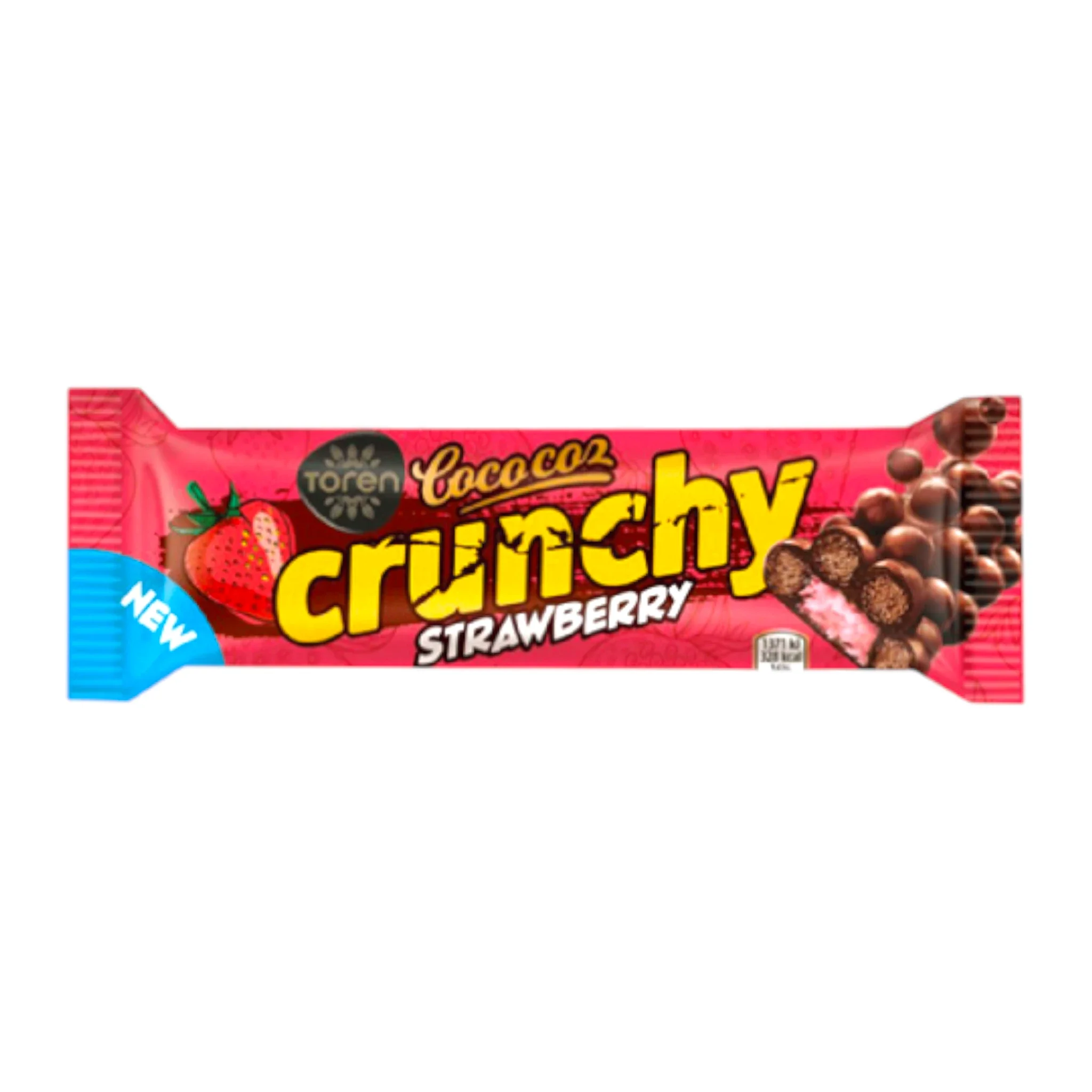 toren cococos crunchy strawberry chocolate 32g turkey