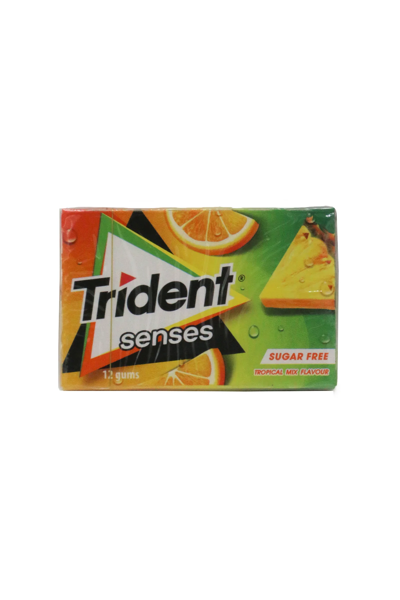trident senses gum tropical mix 23g