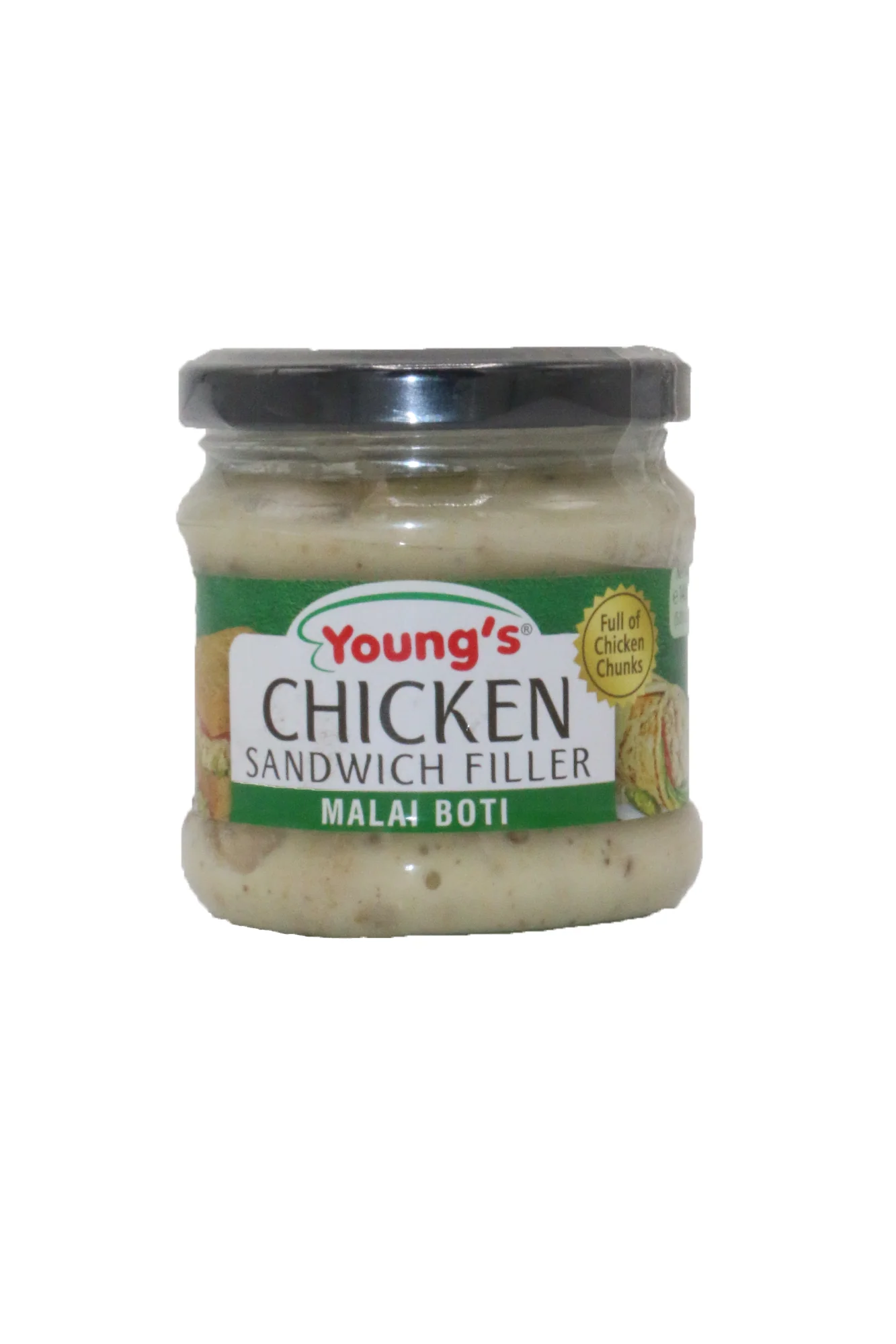 youngs chicken sandwich filler malai boti 140g