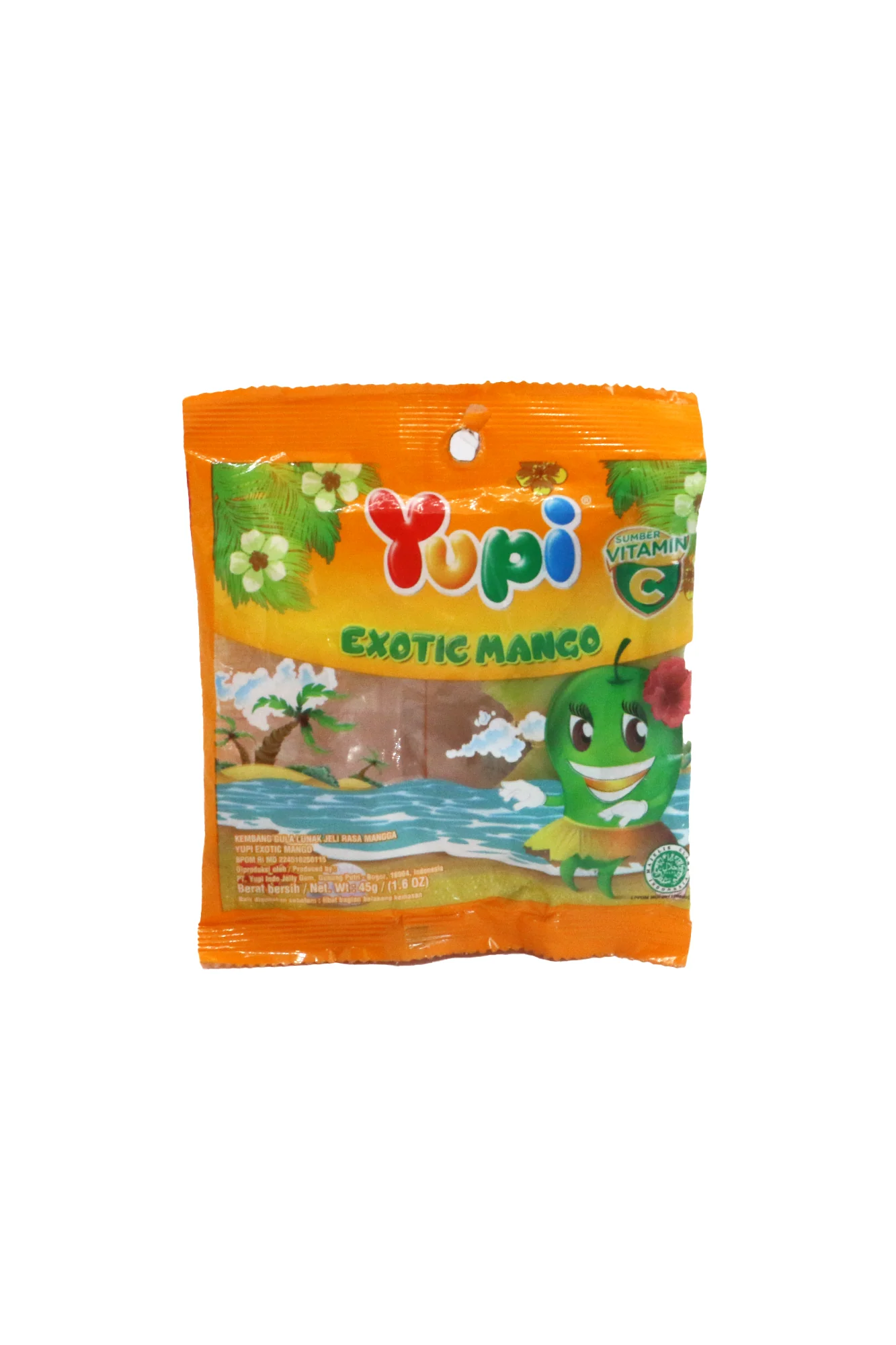 yupi jelly exotic mango 45g